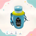 Front view of KiKu Play More Drink More Kids Water Bottle by LunchNSip