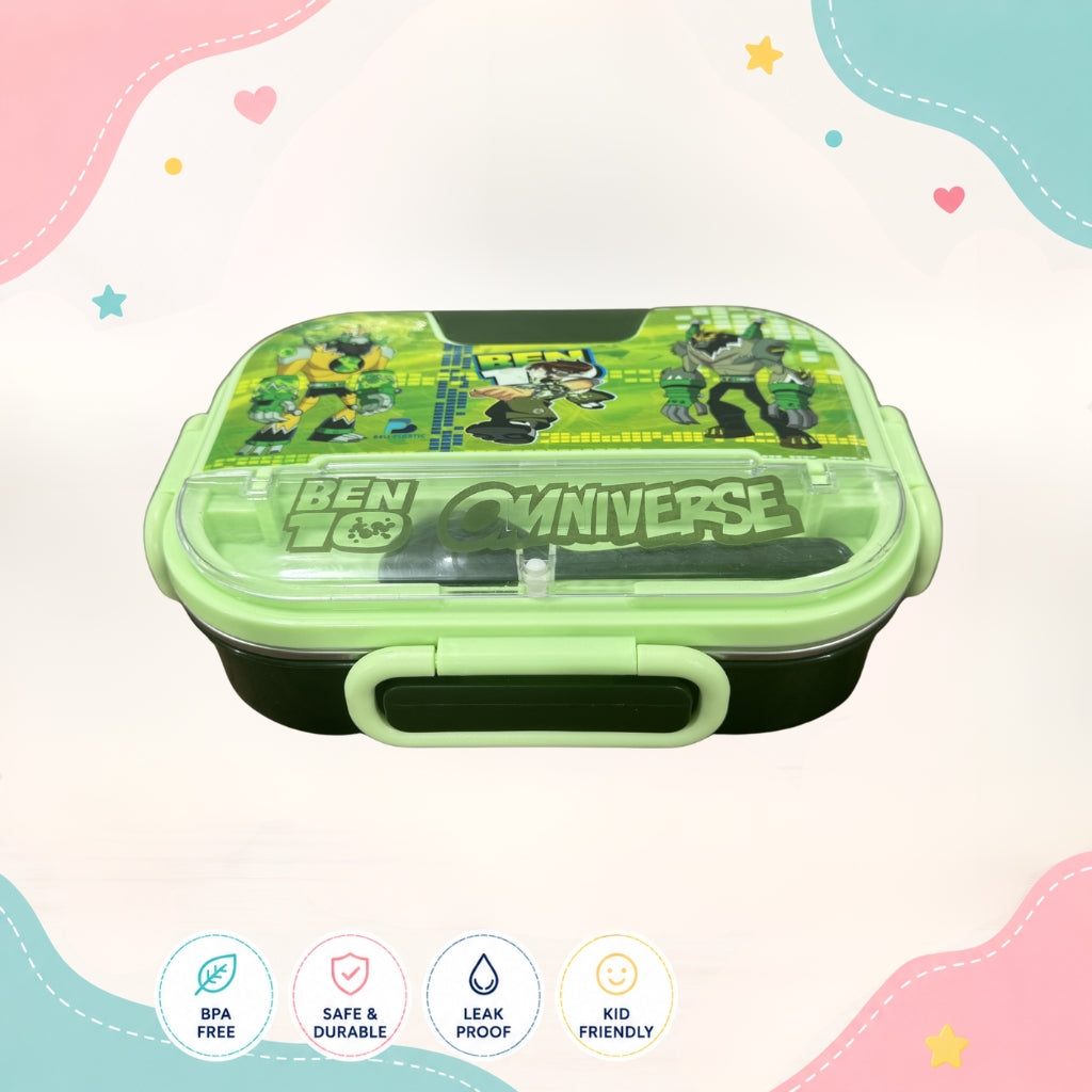 LunchNSip Ben 10 Omniverse lunch box front view