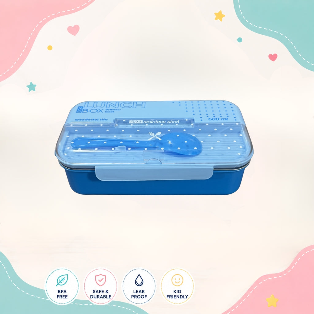 LunchNSip eco lunch box front view