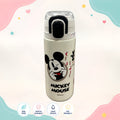 Front view of Mickey Mouse Insulated Stainless Steel Kids Water Bottle by LunchNSip