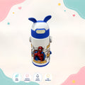 Front view of Spider Hero Kids Water Bottle by LunchNSip