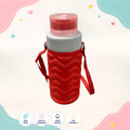 Front view of Twist Cap Kids Water Bottle by LunchNSip